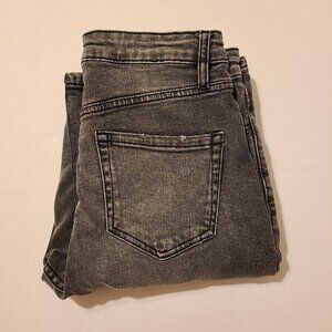 INC DENIM BLACK VINTAGE/RETRO STRAIGHT HIGH RISE JEAN - 6